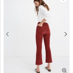 Madewell Corduroy Capris